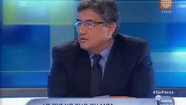 Sheput: Humala no dijo en el mensaje lo que la Ley le dice que debe decir