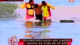 Peligro en la playa: esto debes hacer cuando tu vida esté en riesgo 