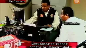 SOS América: Denunciar, el primer paso contra la inseguridad ciudadana