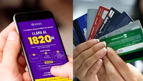 ¿Cómo funciona la línea 1820 para bloquear tarjetas de forma rápida?