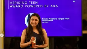 Joven peruana gana premio en los Women in Tech Awards