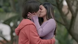 Deyvis y Adriana se dieron un apasionado beso