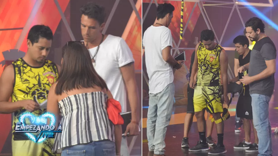 Detrás de cámaras de Johnny en Esto es Guerra.