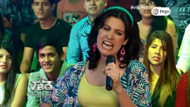 	<p>María Elena cantó tema principal de Ven, Baila, Quinceañera.</p>