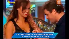 	<p>Mira la pedida de mano de Nicola a Angie</p>