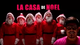 Al Fondo Hay Sitio parodia "La casa de papel" y lanza "La casa de Noel"