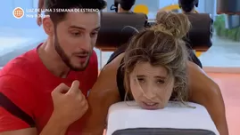 Alessia no imaginó que la pasaría mal en el gimnasio con Tommy