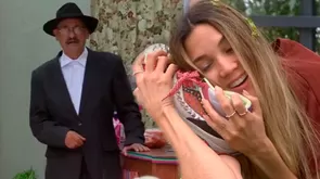 Don Gilberto quedó en shock al encontrar infraganti a Macarena con la zapatilla de Joel