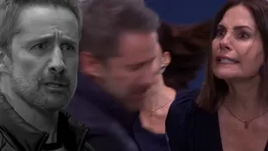 Marcela lanzó cachetada a Leonardo