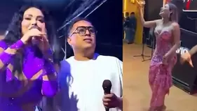 Pamela López se luce como cantante con playblack con tema de Franco y Cueva.