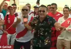 Perú vs Australia: Juan Carlos Orderique celebró en las previas junto a hinchas peruanas en Qatar