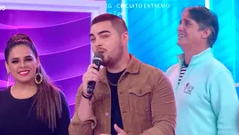 Álvaro Rod y Giuliana Rengifo estremecieron el set al cantar "Tesoro mío" de Guillermo Dávila.