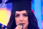 Rosángela Espinoza se emocionó hasta las lágrimas tras recordar su graduación de la universidad