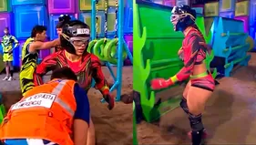 Allison Pastor sufrió lesión durante reto con Rosángela. | Fuente: América Televisión