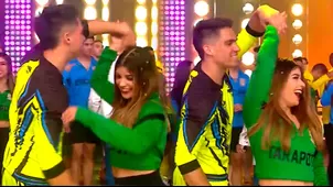 Arian León cautivó a joven candidata del casting EEG con divertido baile en vivo al ritmo de salsa