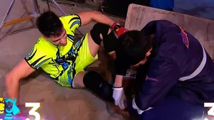 Arián sufrió fuerte lesión en el tobillo 