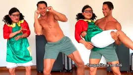 Fabio Agostini impactó a la Chilindrina Huachana con tremendo baile en TikTok.