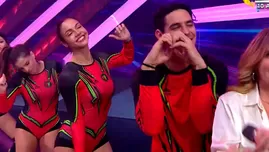 Alma Bella junto a Leysi Suarez llegaron al programa para cantar "La fuerza del engaño".