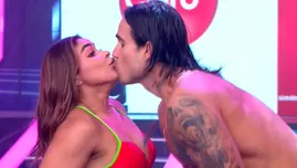 Gino Assereto y Daley se dieron accidentado beso en plena competencia de Esto es guerra