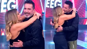 Johanna San Miguel dio tierno beso a Carlos Carlín tras ganar a Jota Benz en competencia extrema