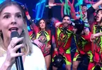 Johanna San Miguel no soportó que los combatientes le dediquen sorpresivo baile