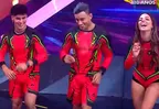 Luciana Fuster enseñó a bailar salsa a Said Palao y Matías Ochoa con divertida coreografía