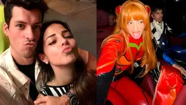 Patricio Parodi y Luciana Fuster coincidieron en fiesta por Halloween con Rosalía y Rauw Alejandro.