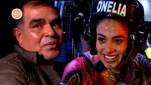 Papá de Onelia Molina lloró por triunfo de su hija en EEG.