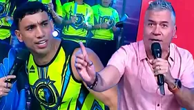 Said Palao y Mathías Brivio protagonizaron tenso momento. | Fuente: América Televisión