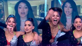 Sheyla Rojas quedó encantada con el baile de Luciana Fuster.