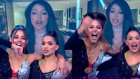 Sheyla Rojas quedó encantada con el baile de Luciana Fuster frente a Paloma Fiuza y Melissa Loza