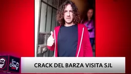 Carles Puyol: así fue su visita a San Juan de Lurigancho