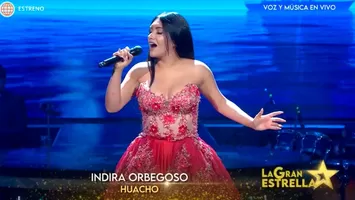 Indira Orbegoso debutó en La Gran Estrella con "Marinero de luces" y "enamoró" al jurado