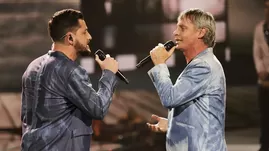 Nicolás Strauss cantó junto a su padre Jean Paul Strauss y conmovió a todos con performance