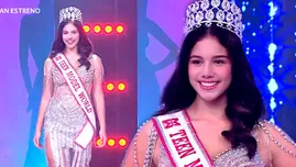 Gaela Barraza desfiló en vivo tras coronarse como Miss Teen Model World 2023