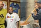 Jefferson Farfán sorprende al cocinar carapulcra en el restaurante de Cuto Guadalupe