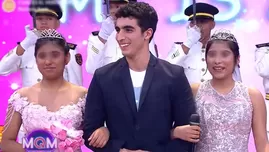 Jorge Guerra cumplió el sueño de dos hermanas como chambelán de su quinceañero.