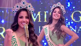 Luciana Fuster ensaya el grito típico del Miss Grand International