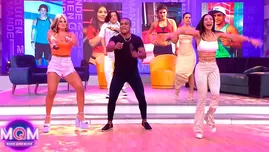 Macarena Vélez, Fabianne Hayashida y "Pantera" Zegarra se reencontraron para bailar clásico tema de Combate