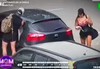 Onelia Molina y Facundo González llegaron juntos a las instalaciones de América TV en  Pachacamac