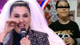 Patricia Portocarrero se emocionó hasta las lágrimas con sorpresa de su menor hijo 