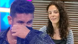 Sandro Monzante lloró desconsoladamente por sorpresa de su esposa.