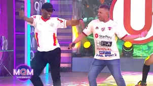 Universitario: "Puma" Carranza y Roberto "La Foca" Farfán bailaron así por victoria de la "U"