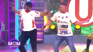 "Puma" Carranza y Roberto "La Foca" Farfán bailaron en vivo por triunfo de Universitario.