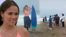 Maricucha 2: Mira el detrás de cámaras de Raysa Ortiz y la escena en la playa