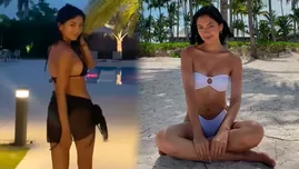 Brenda lució su escultural figura en Punta Cana