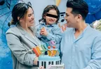 Deyvis Orosco y Cassandra Sánchez celebraron con gran fiesta los 2 años de su hijo