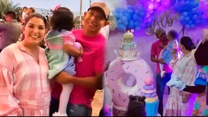 Edison Flores y Ana Siucho celebraron a lo grande los 2 años de su hija Alba