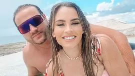 Ethel Pozo y Julián Alexander protagonizaron románticas fotos durante sus vacaciones.