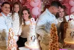 Gino Pesaressi y Mariana Vértiz celebraron así cumpleaños de su hija Gia